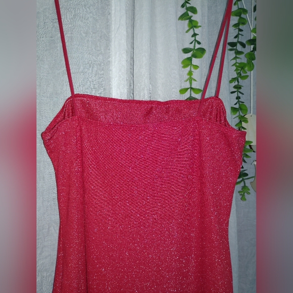 Shein Sparkle Red Dress - Picture 7 of 13